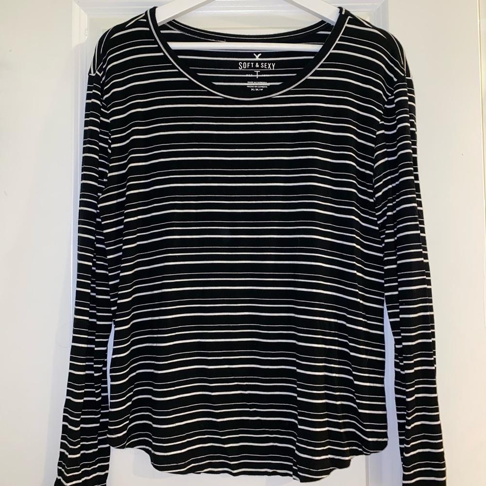 American Eagle Soft & Sexy Striped Long Sleeve